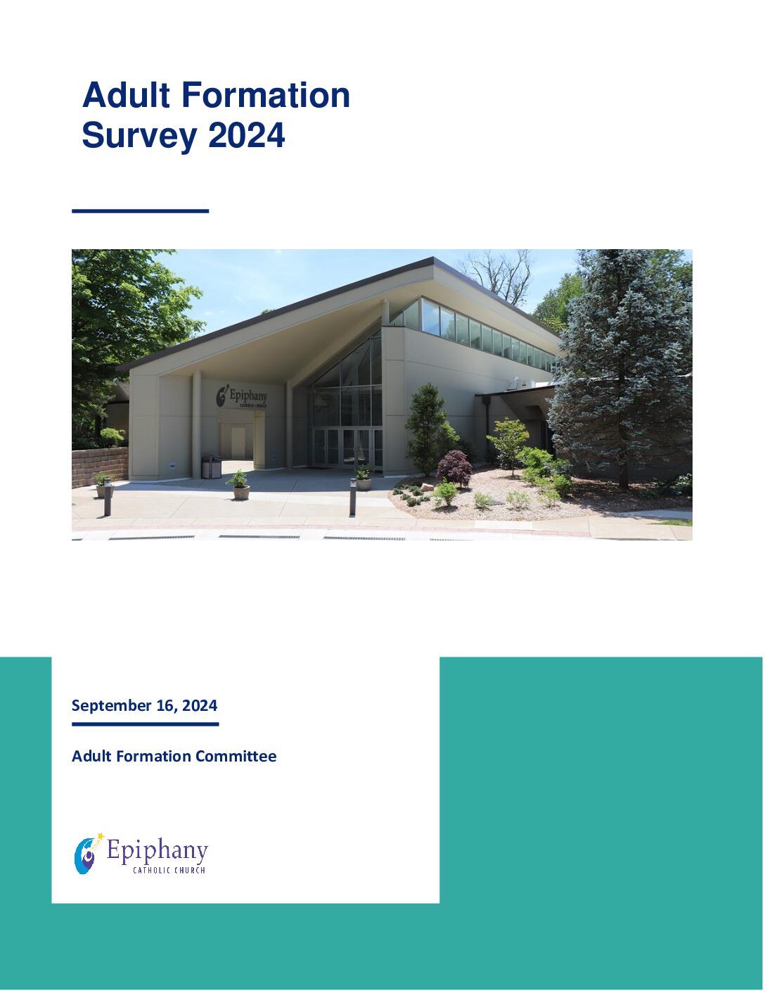 Adult Formation Survey 2024